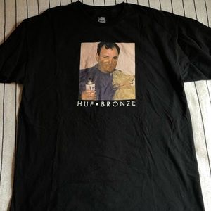 HUF X BRONZE SHIRT XL